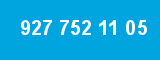 927 752 11 05 927 752 11 05